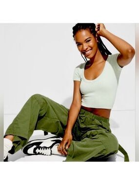 Wild Fable Dusty Green/sage Top